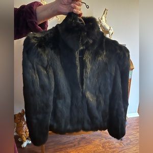 Genuine rabbit fur children’s jacket. Great condition
